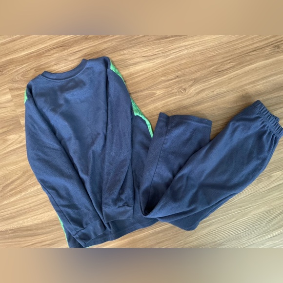 Jurassic World Vibrant Green and Blue Dinosaur Pajama Set size 8 - Picture 2 of 6